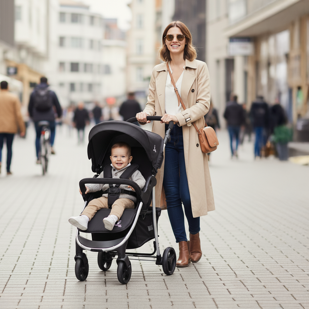 América 2 Onyx stroller