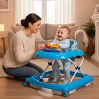 Blue Car Diver Walker