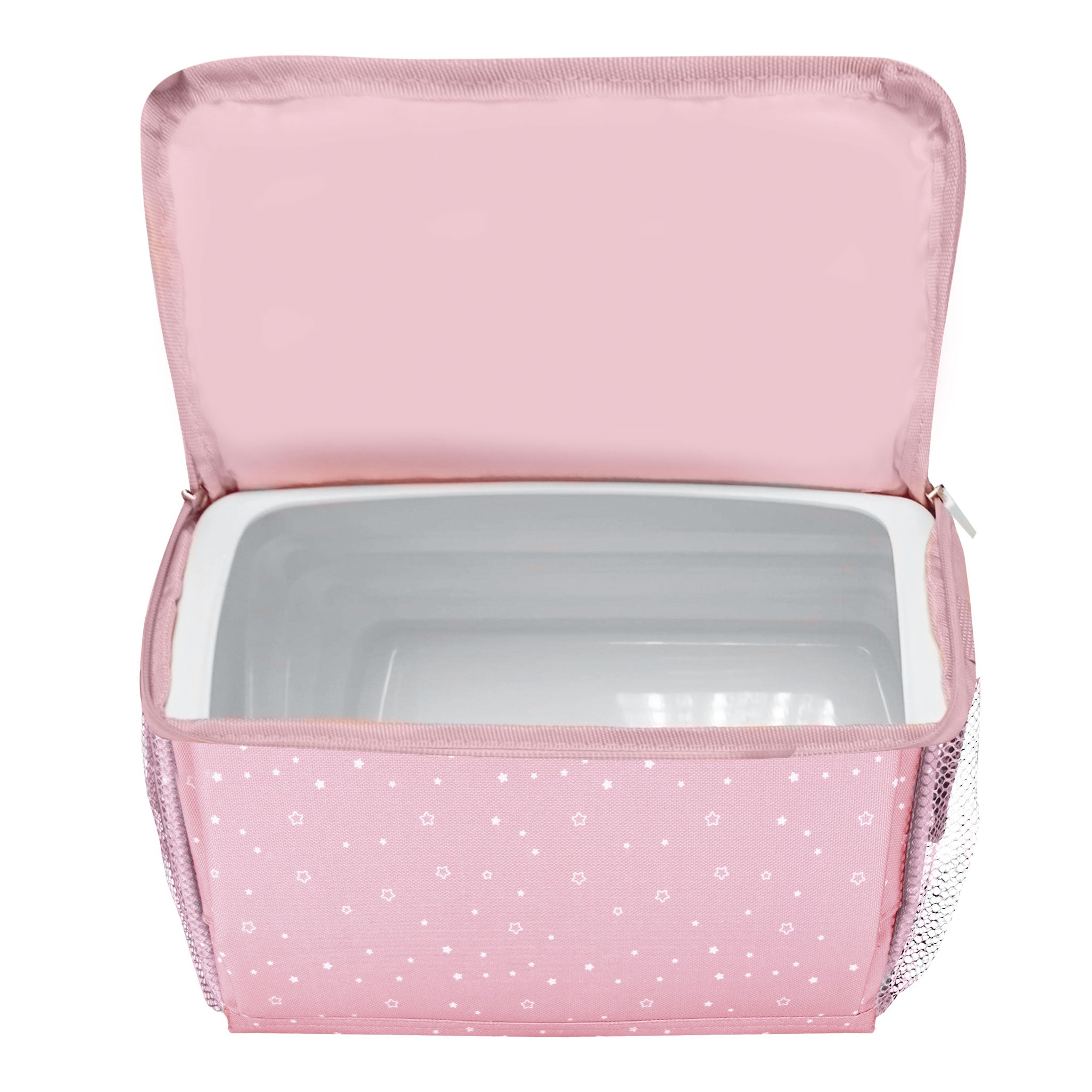 Travel highchair - Pink Stars Hummus Bag