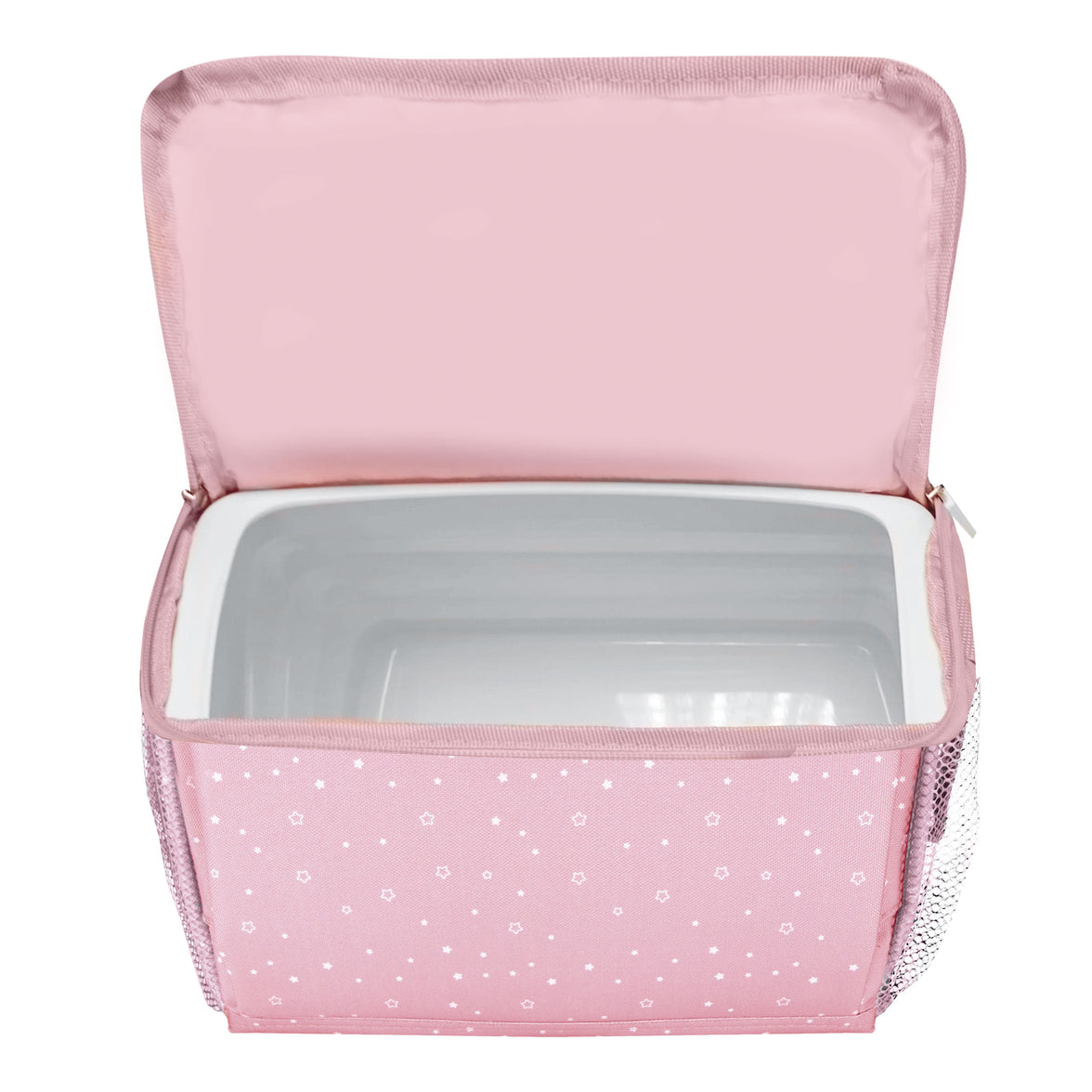 Travel highchair - Pink Stars Hummus Bag