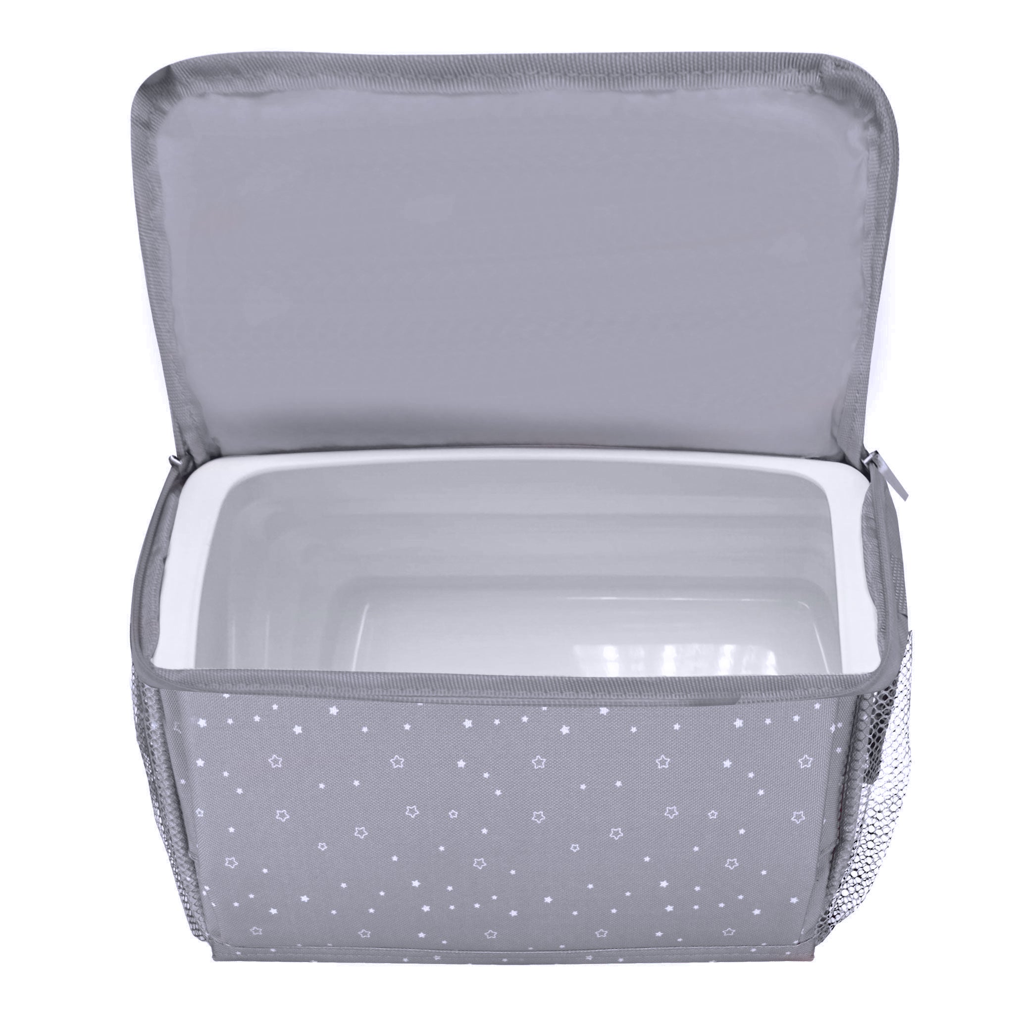 Travel highchair - Gray Stars Hummus Bag