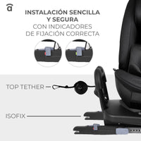 Cadeira Auto Panafix Preta