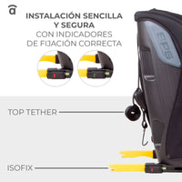 Cadeira auto I-Size Profix preta