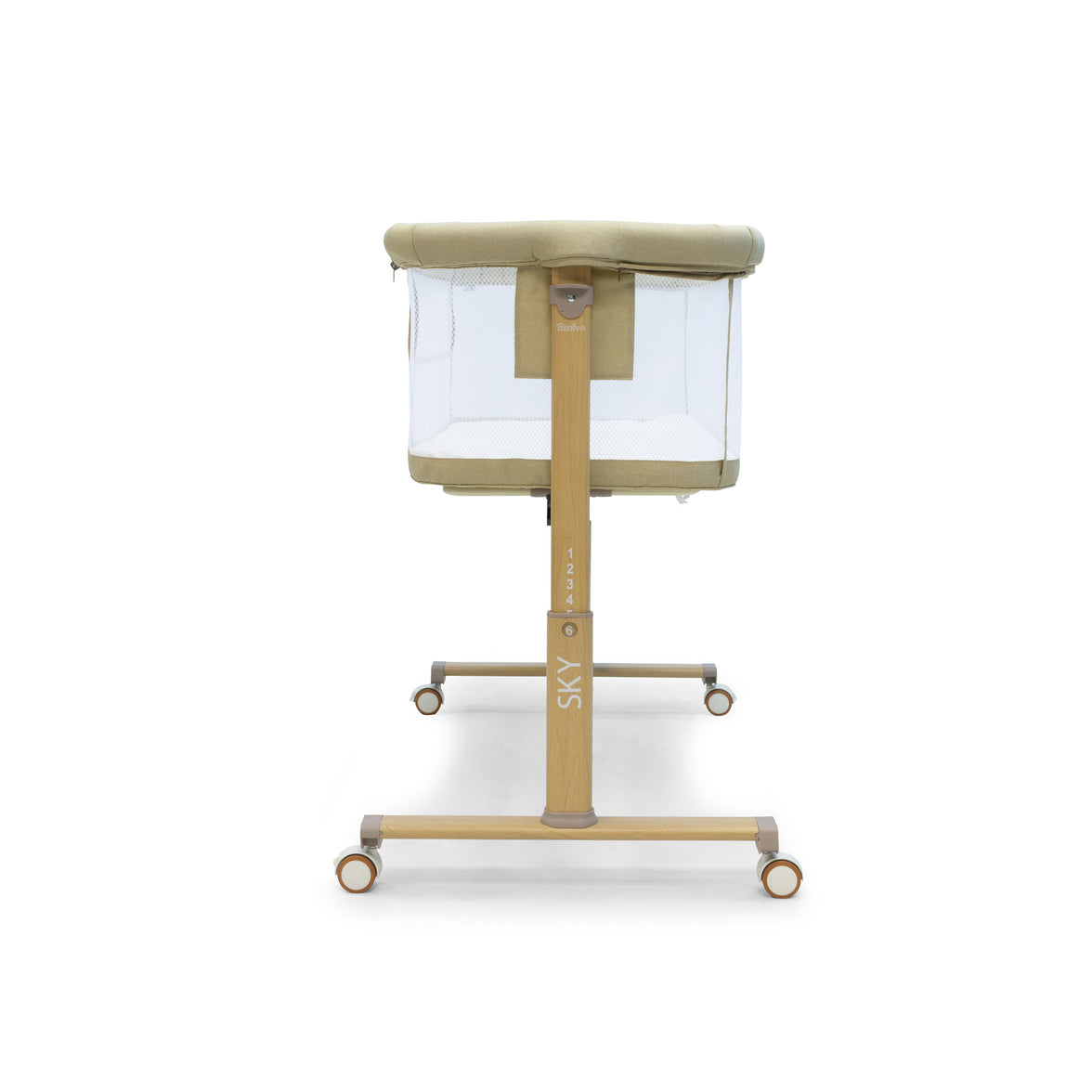 Sky beige co-sleeping mini crib