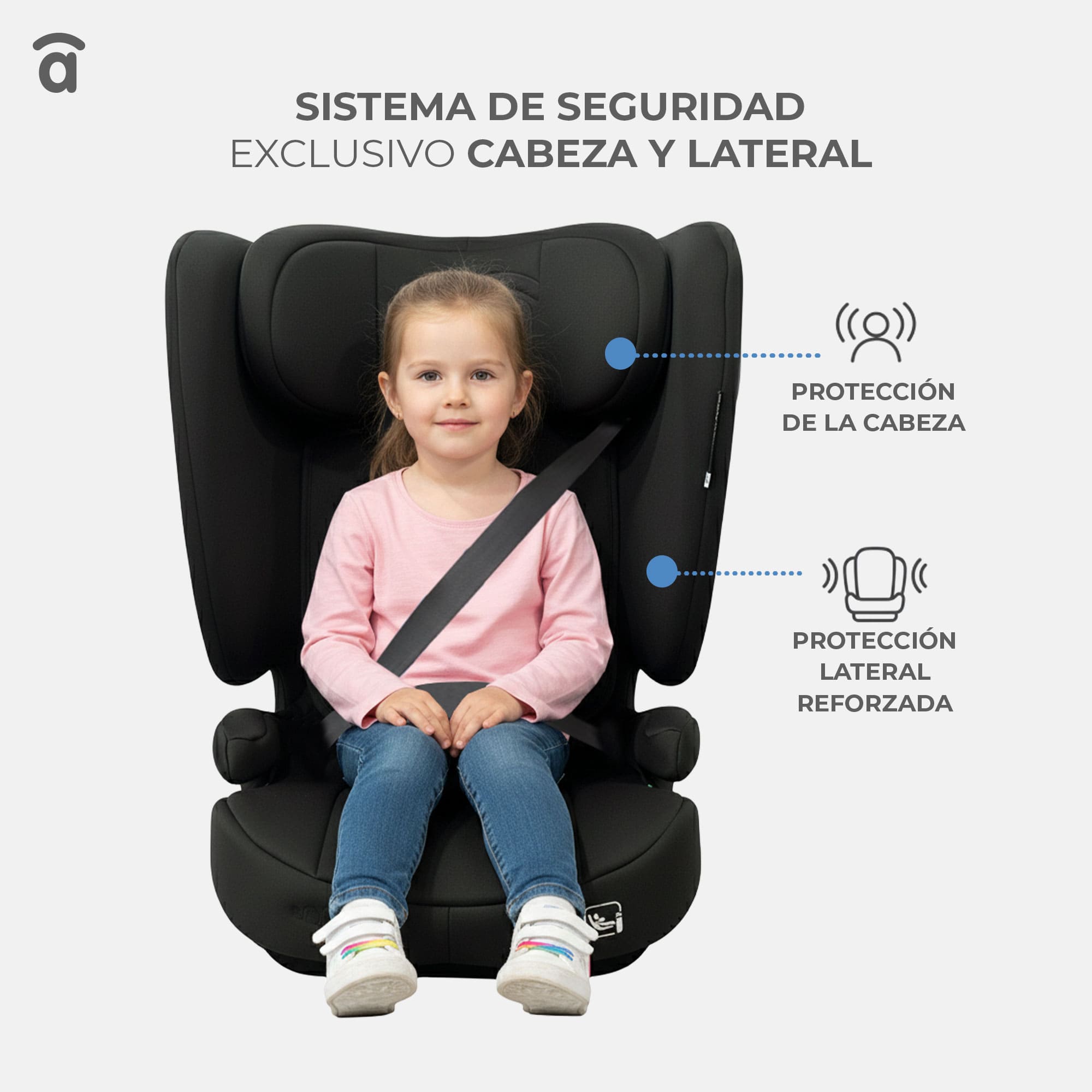 Omniguard Black Car Seat