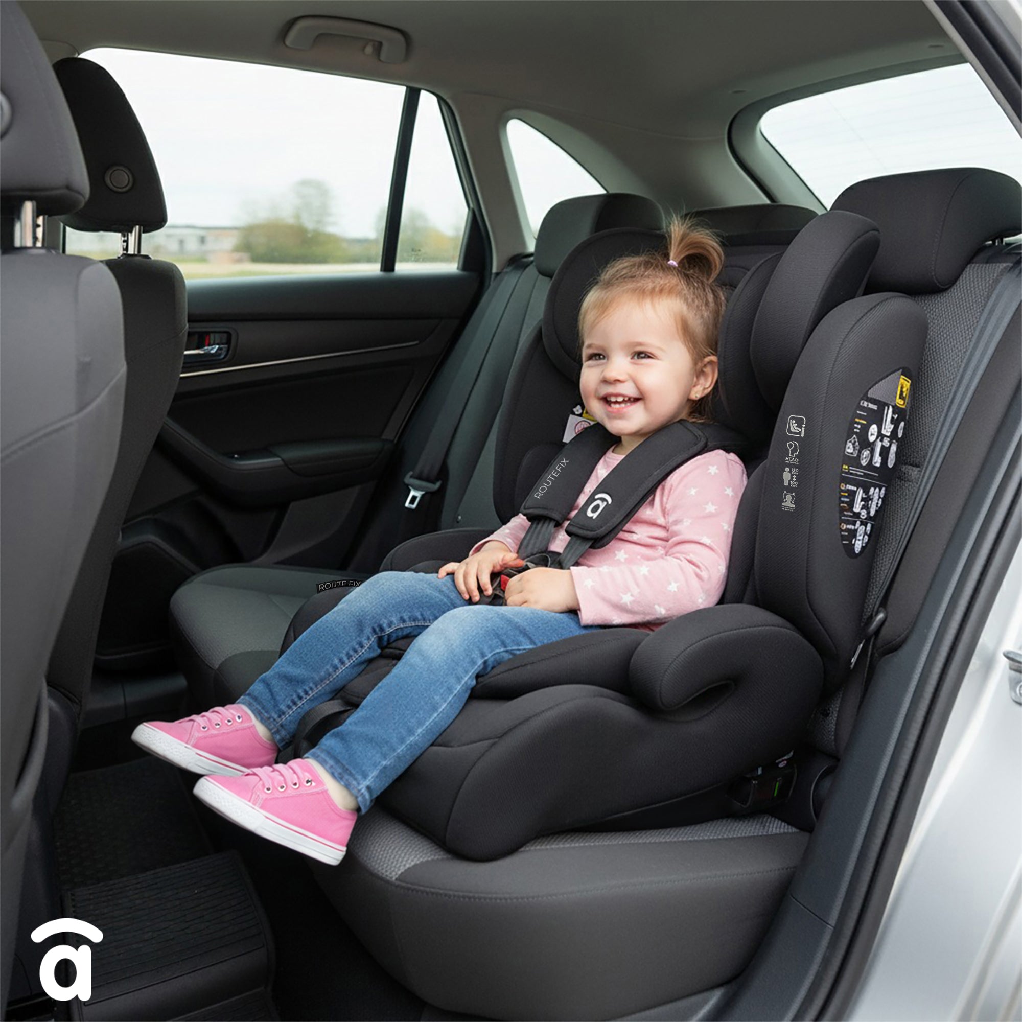 Silla de Auto RouteFix Negro