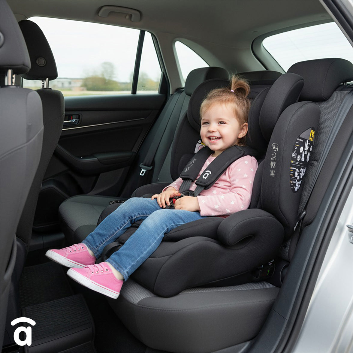 Silla de Auto RouteFix Negro