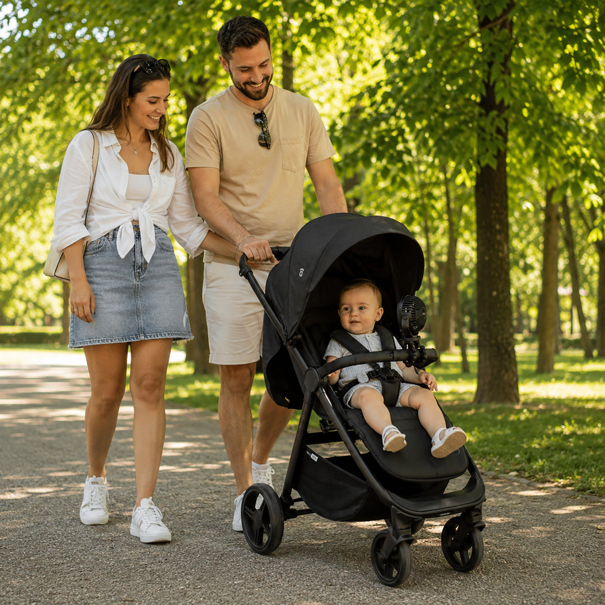 Ventilador Portátil Recargable para silla de paseo y auto