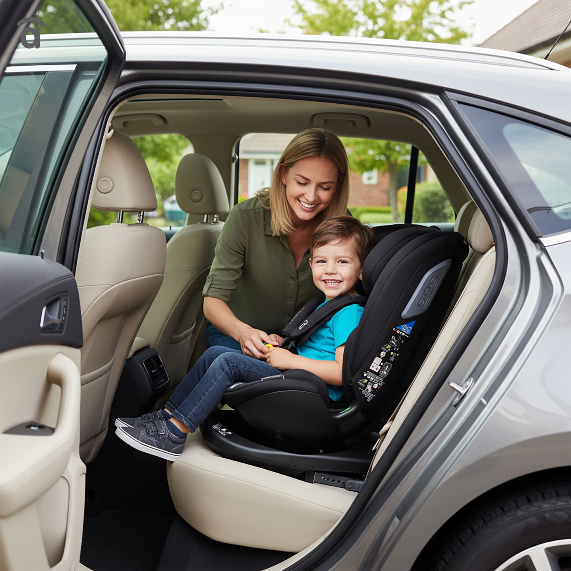 Panafix Gray Car Seat
