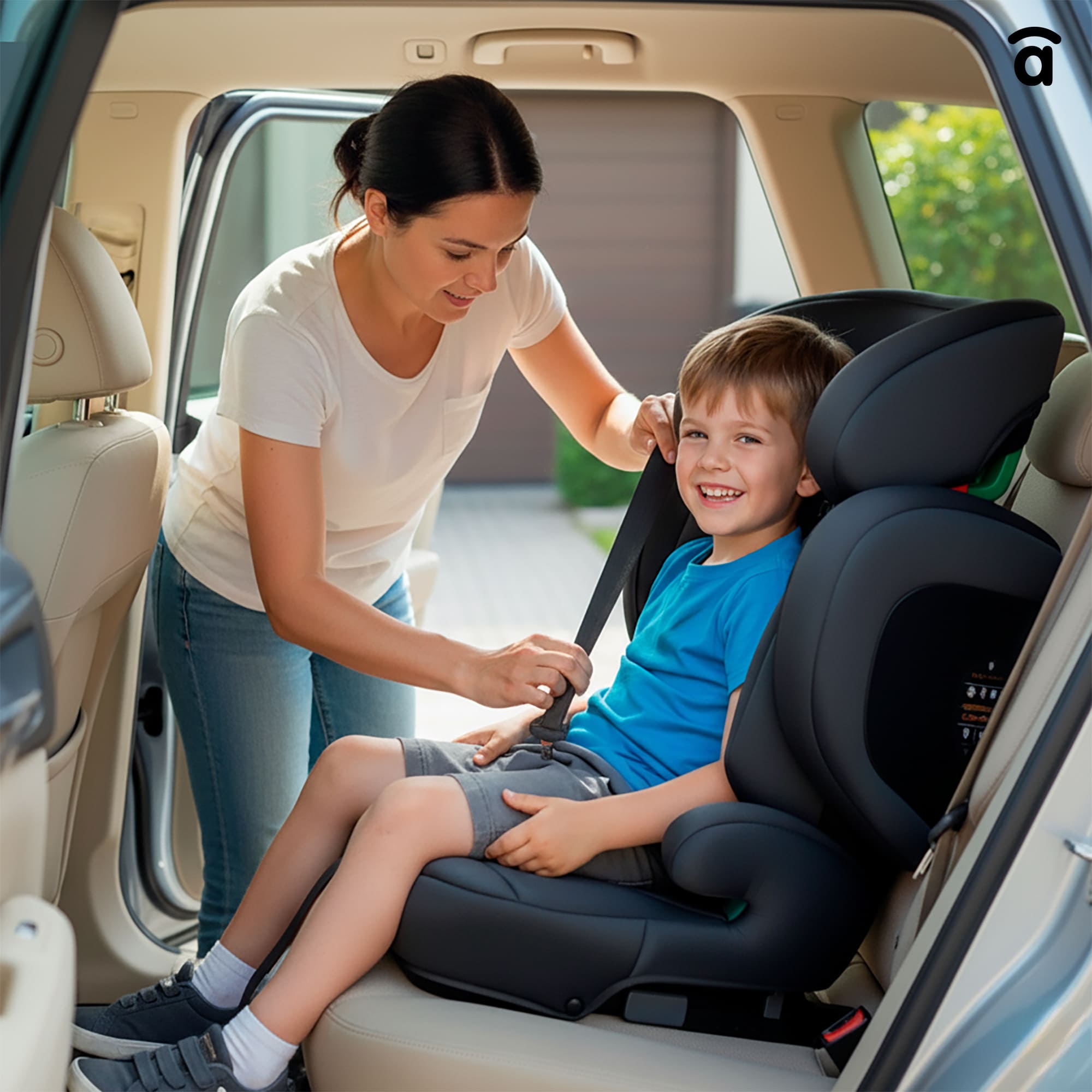 I-Size Poe Fix Gray Car Seat