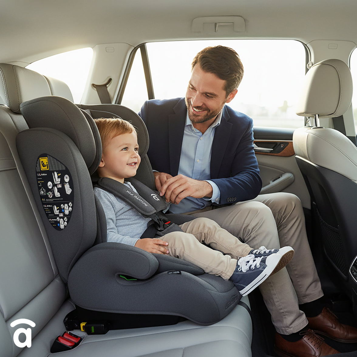 Silla de Auto RouteFix Negro