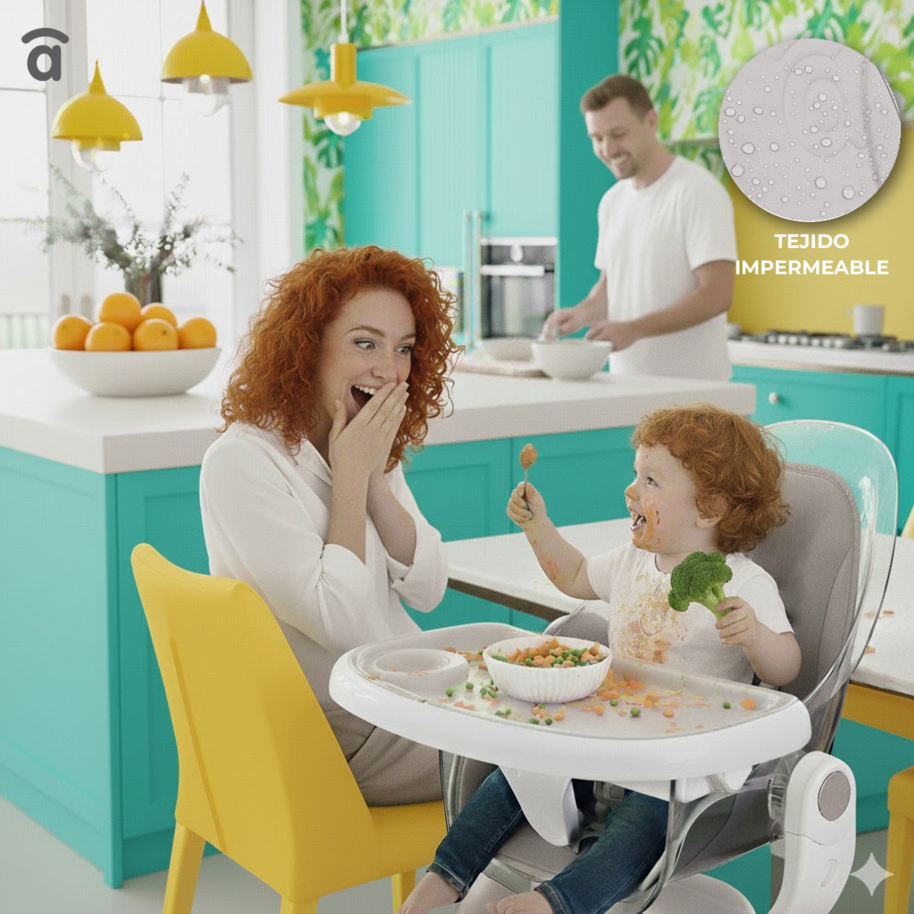 Adriá Wooden High Chair