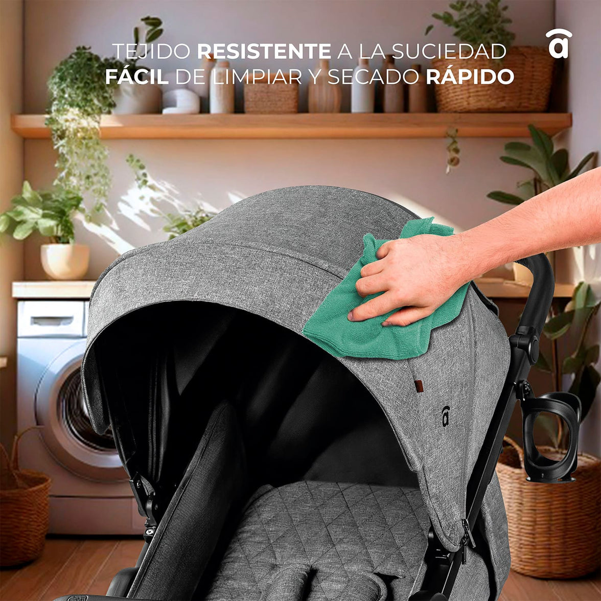 Ness 2 gray stroller