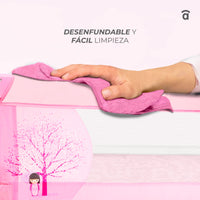 150cm Bed Barrier for Standard Pink Stars Bed