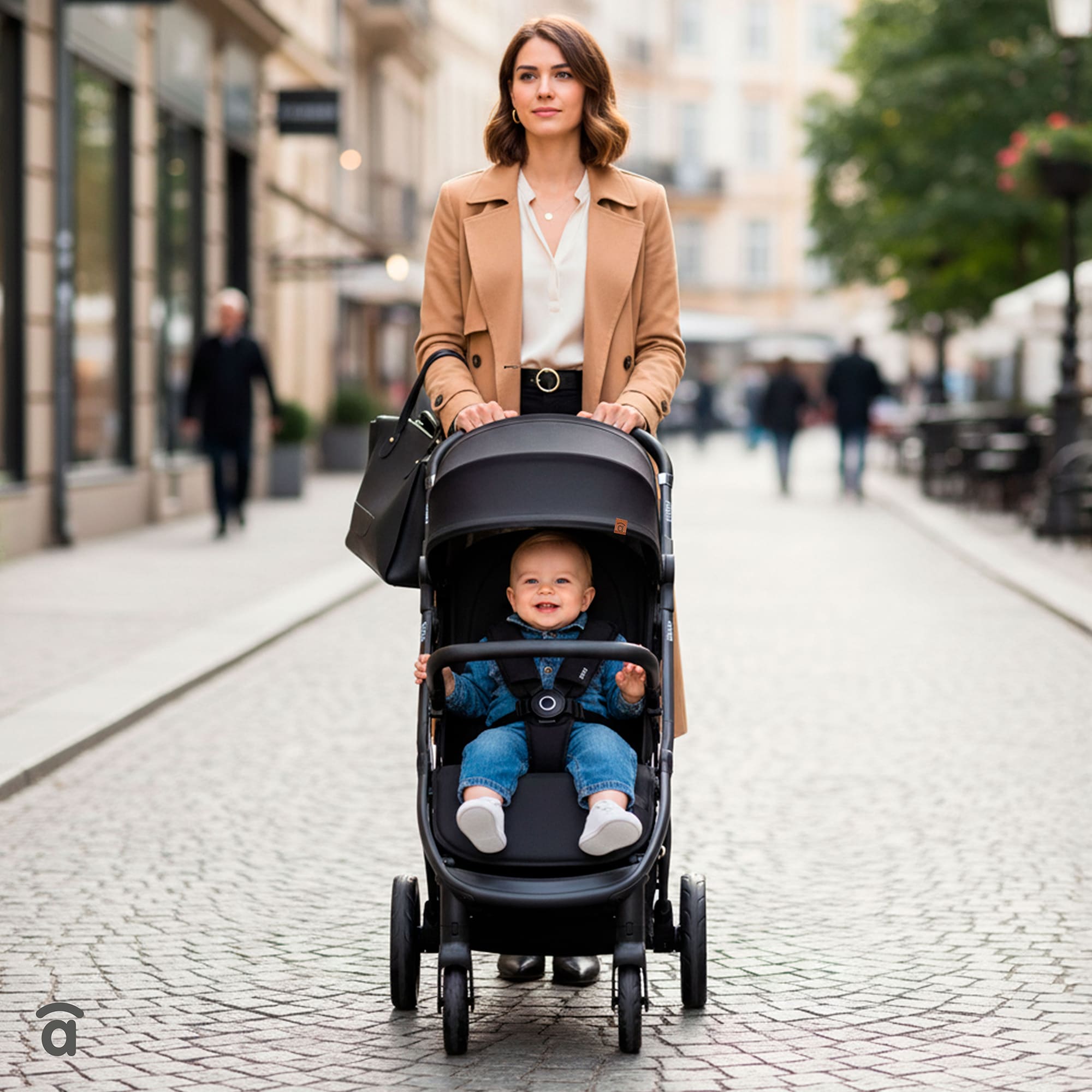 Poussette Kibu noire