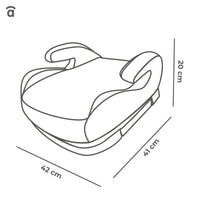 Gray Alzafix I-Size Car Seat