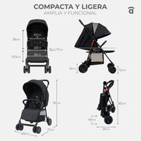 Carrinho de passeio preto nova