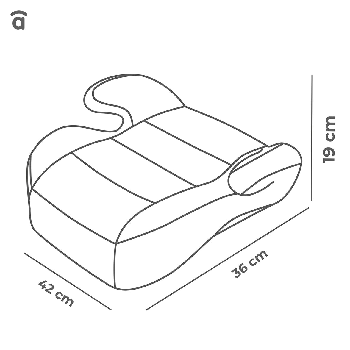 I-Size Pamy Gray Car Seat