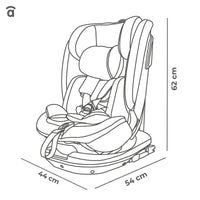 Panafix Gray Car Seat