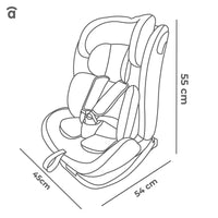 Protocare Black Car Seat