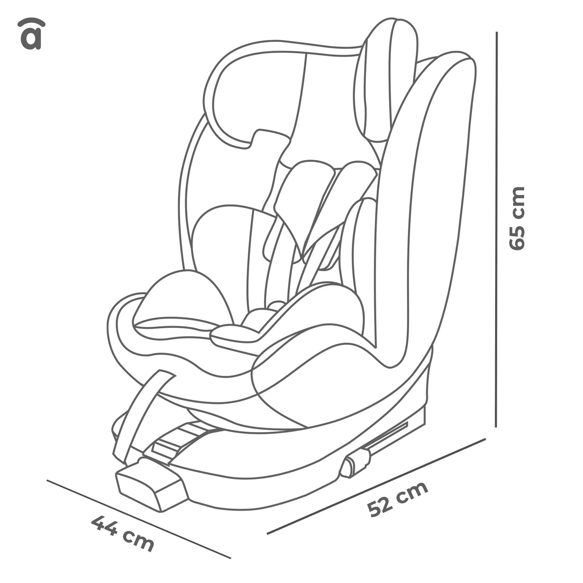 Silla de auto Tolkien negro