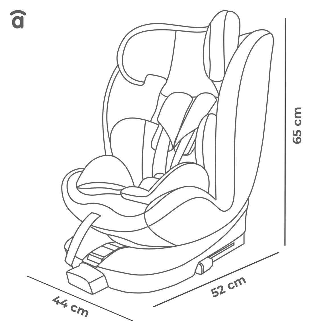 Silla de auto Tolkien negro
