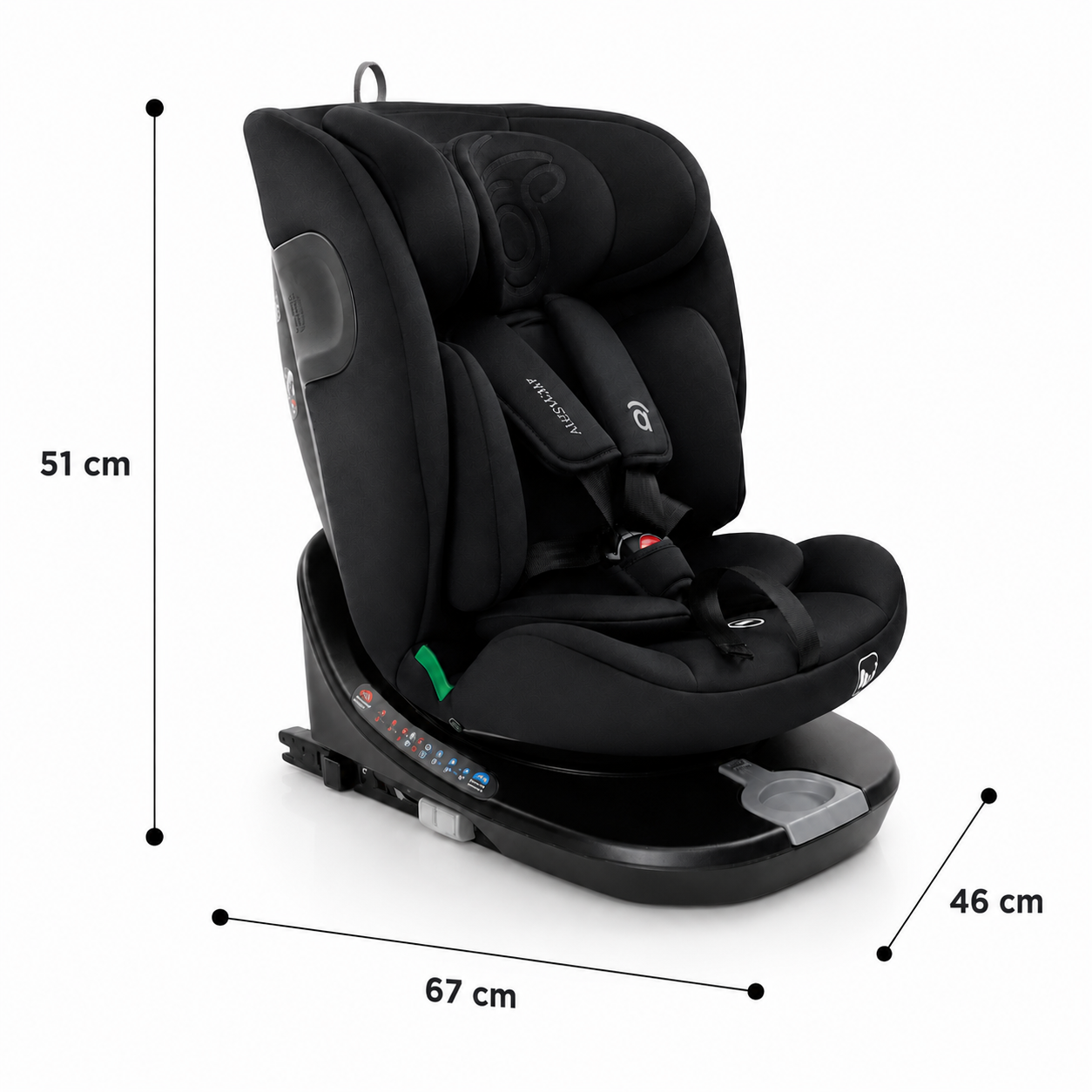 Silla de Auto I-Size Austen 2 Negro