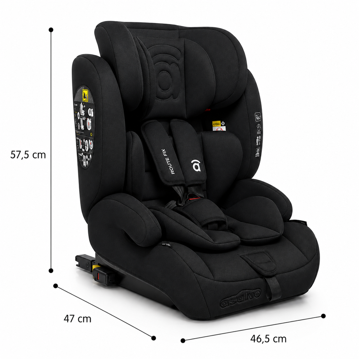 Siège d'auto RouteFix noir