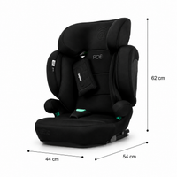 Assento de carro preto I-Size Poe Fix