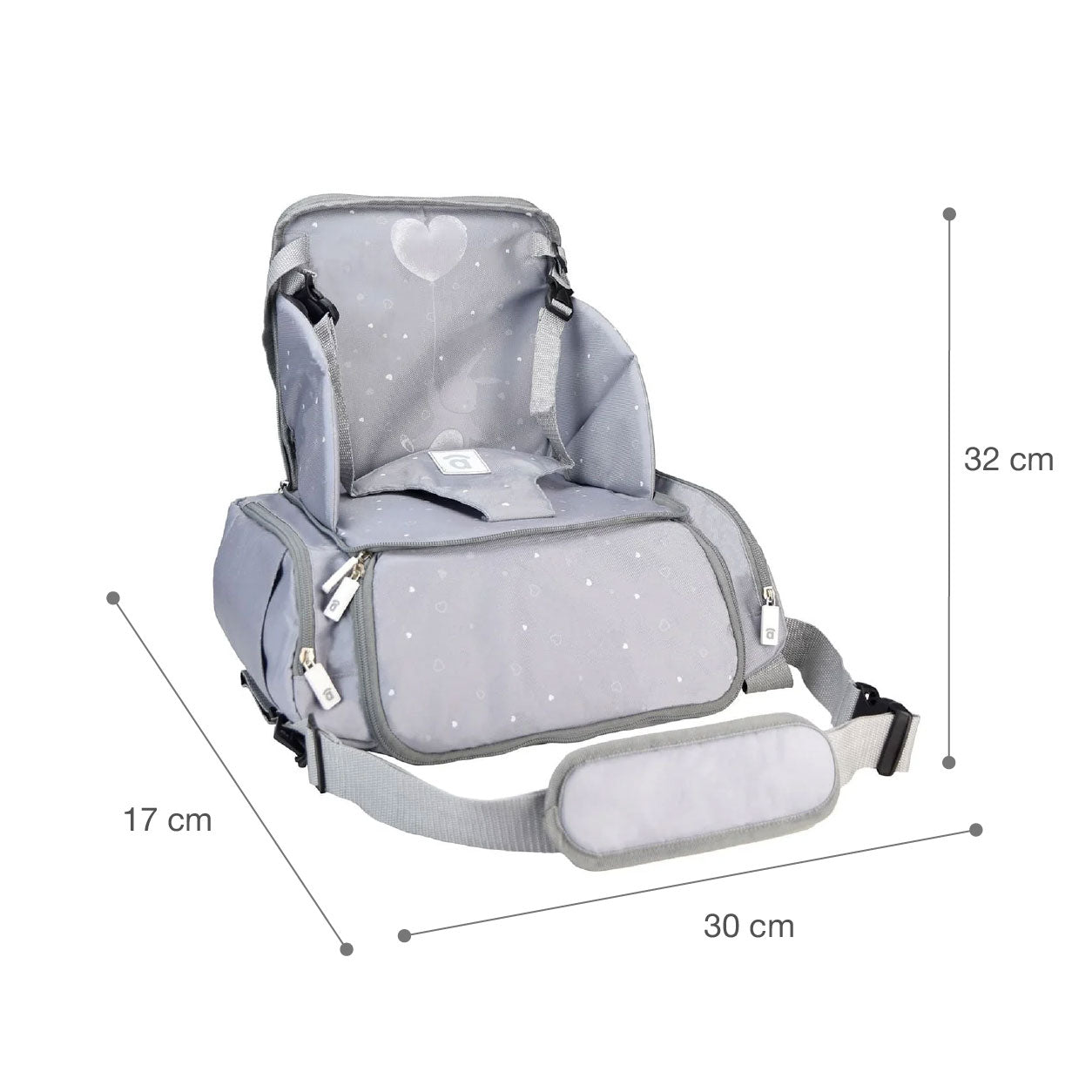 Cadeira de Viagem - Saco de Sushi Cinzento