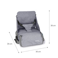 Trona de viaje - Bolso Hummus Estrellas Gris