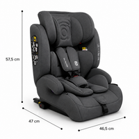 Siège d'auto RouteFix gris