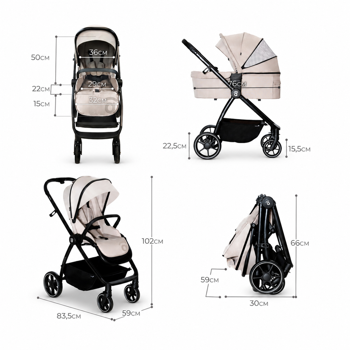 Trio Rhodes beige