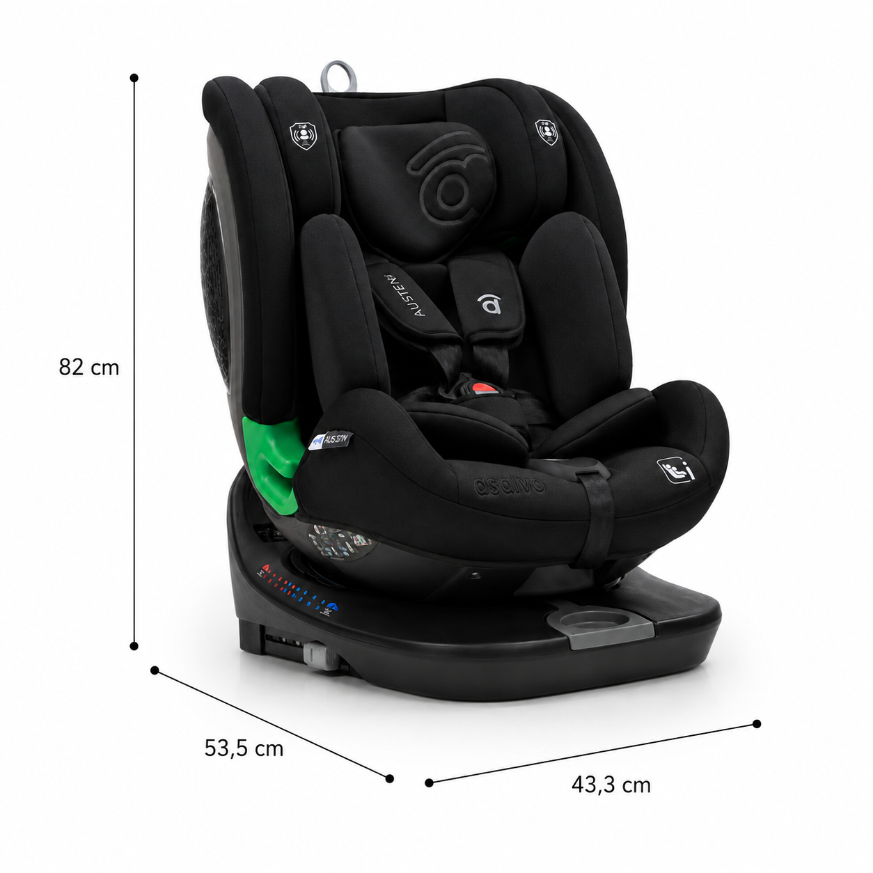 Silla de Auto Austen 3 Negra