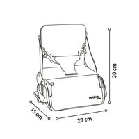 Travel highchair - Gray Stars Hummus Bag