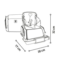 Travel Highchair - Gray Sushi Bag
