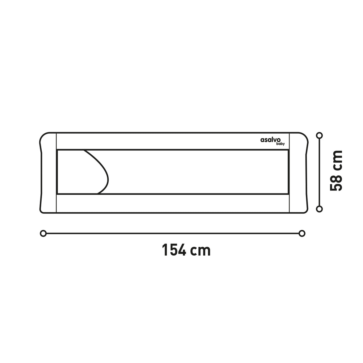 150cm 2-1 Bed Barrier for Nest or Standard Bed Pink Tippi Bunny