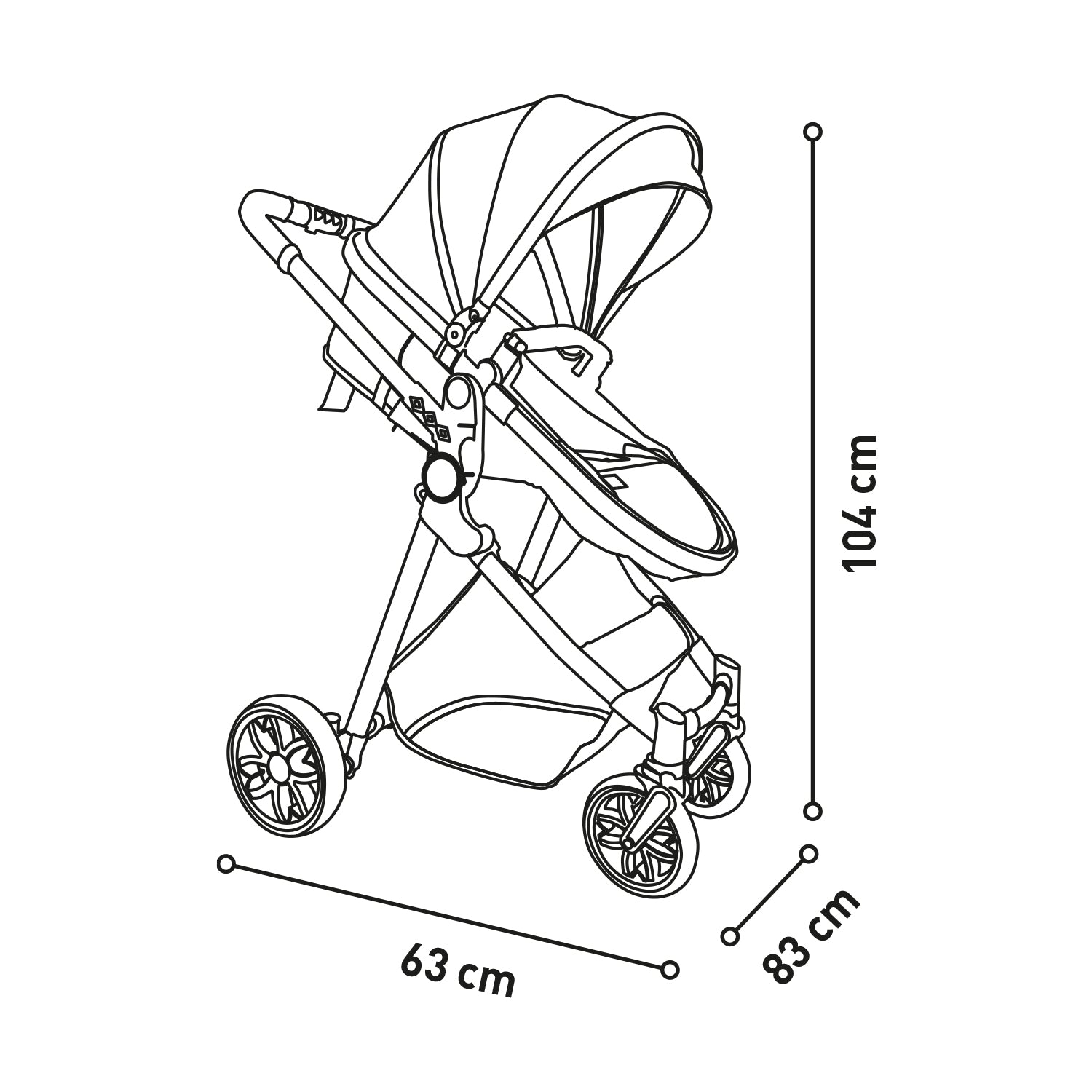Sidney Convertible Trio 2 Pink