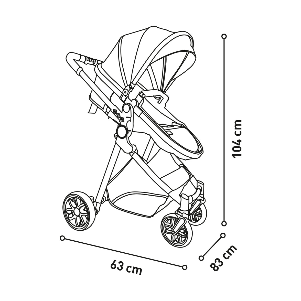 Sidney Convertible Trio 2 Pink