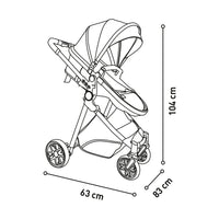 Sidney Convertible Trio 2 Pink