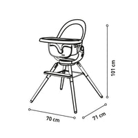 Adriá Wooden High Chair