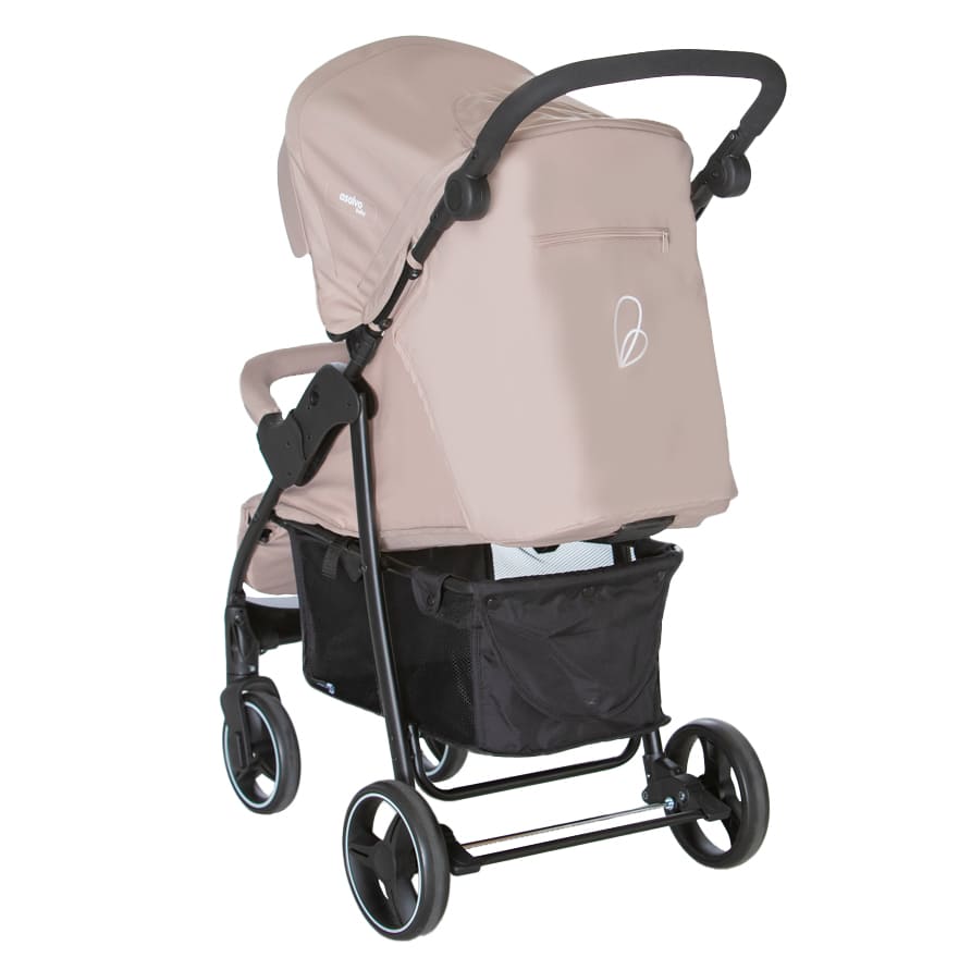 América 3 beige stroller