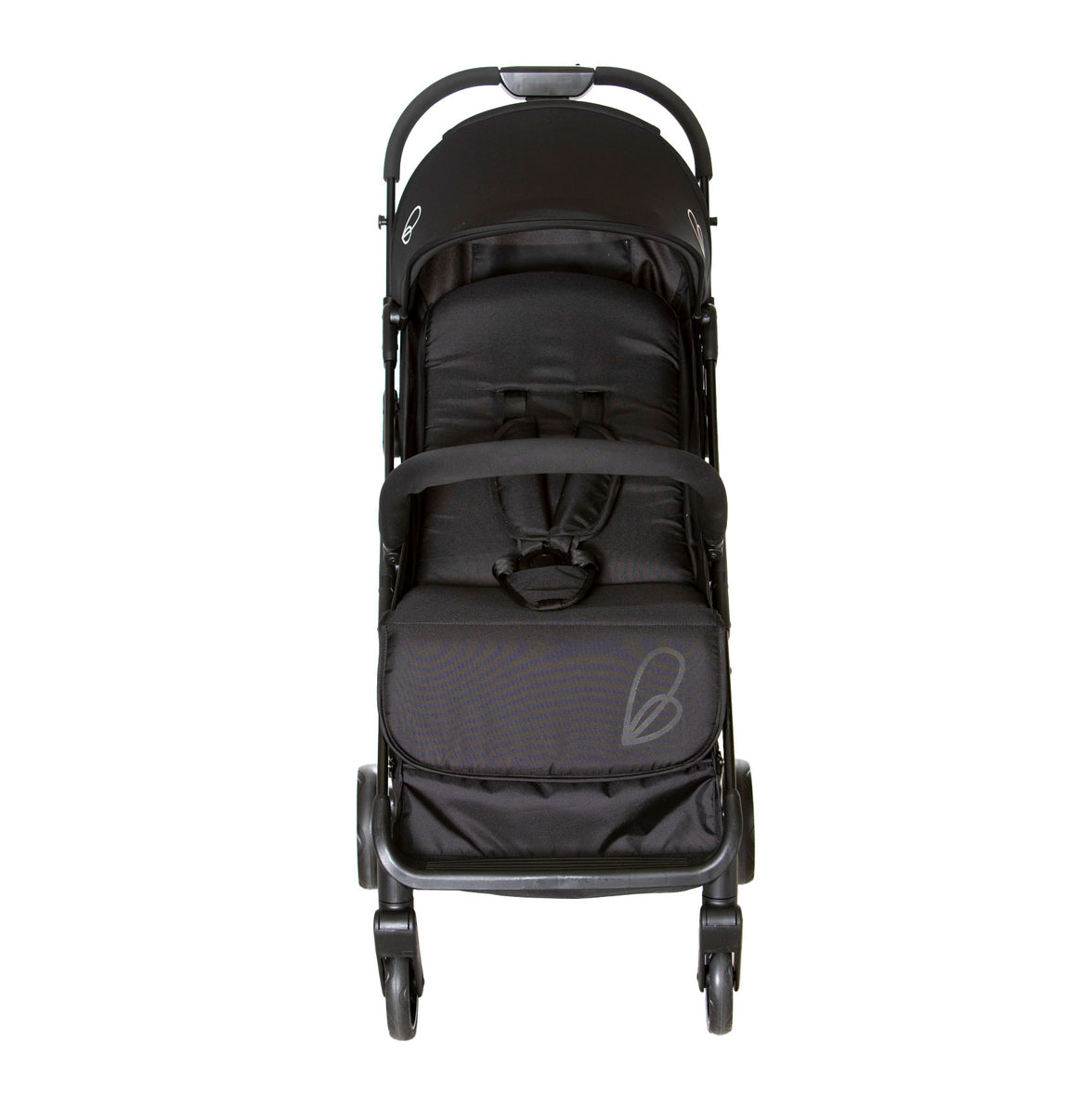 Hito black stroller