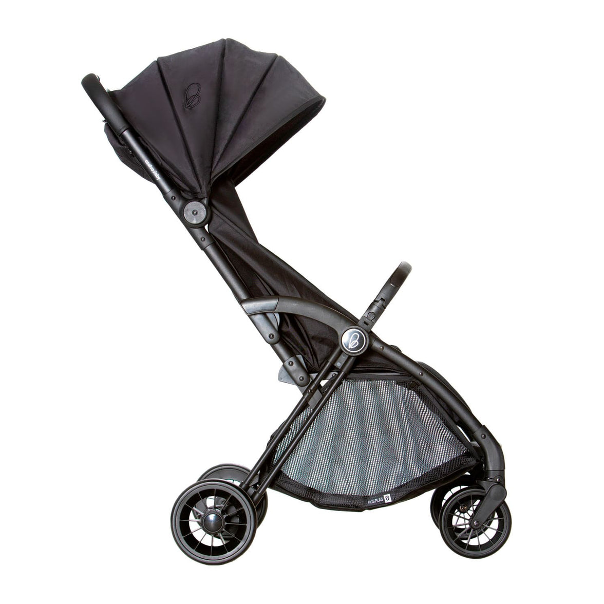 Plis Plas black stroller