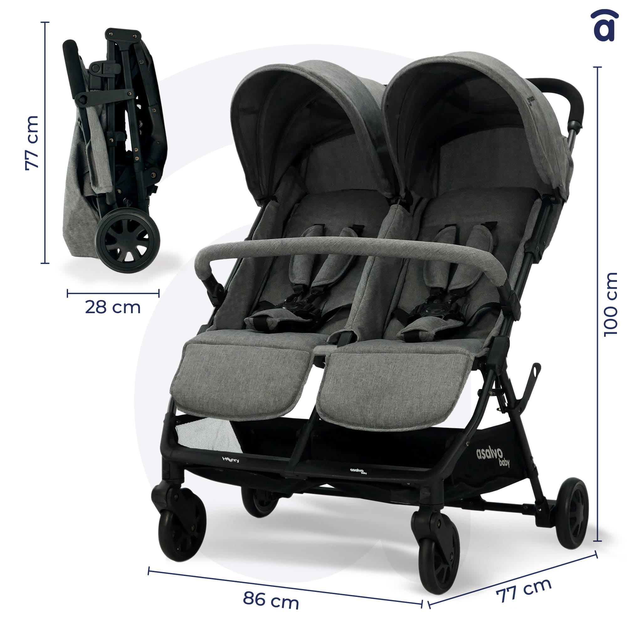 Henry Green Double Stroller