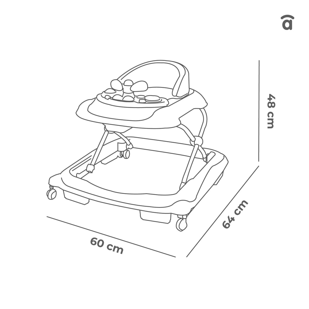 Blue Car Diver Walker