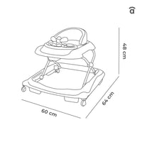 Blue Car Diver Walker