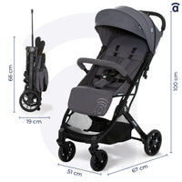 Kubic 2 Gray Stroller