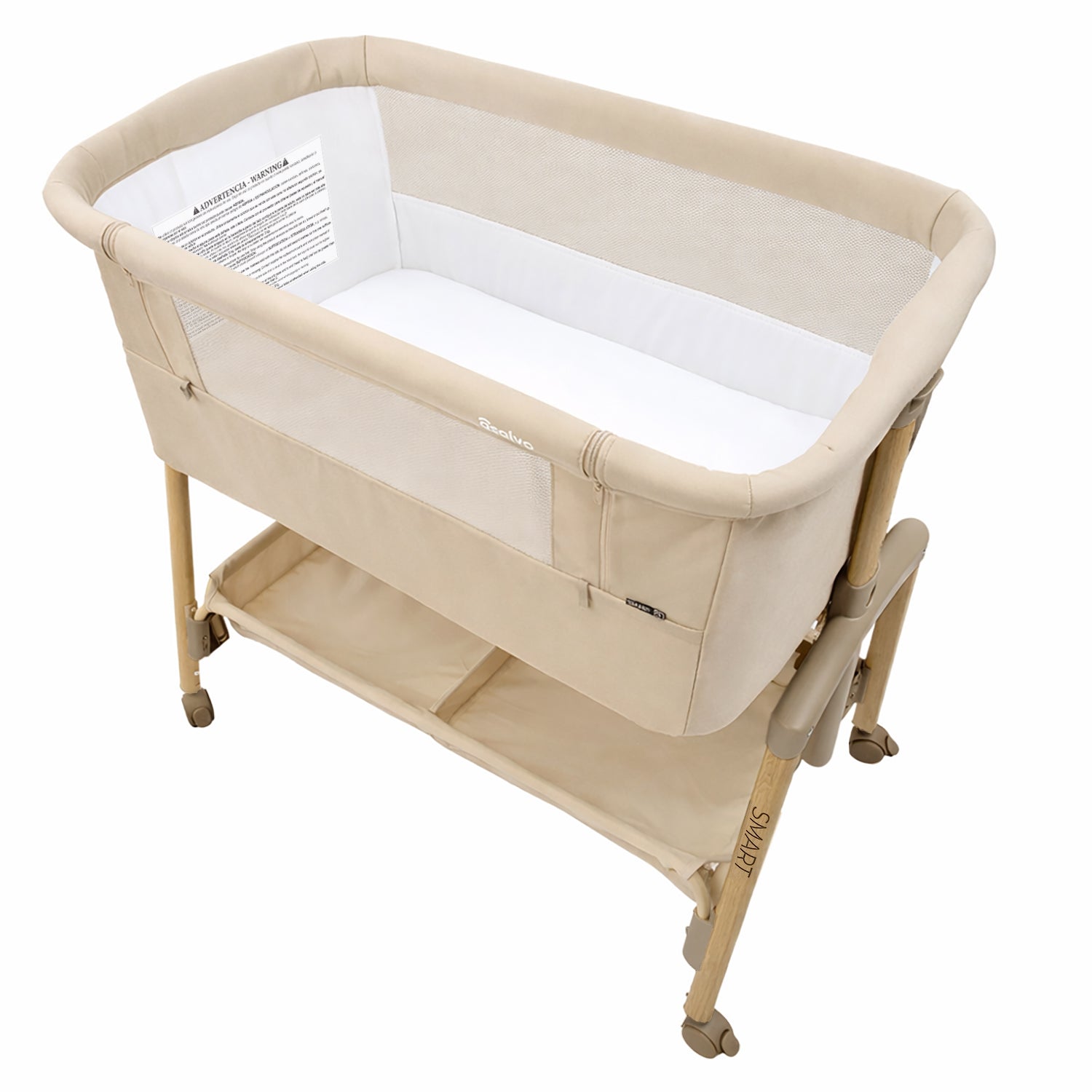 Minicuna de colecho Smart beige