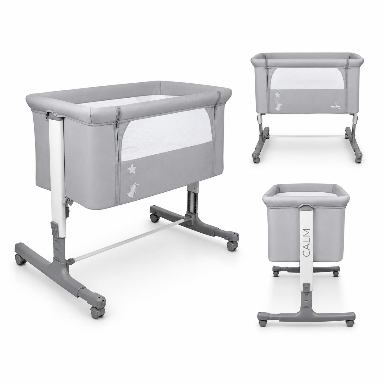 Minicuna de Colecho Calm Gris